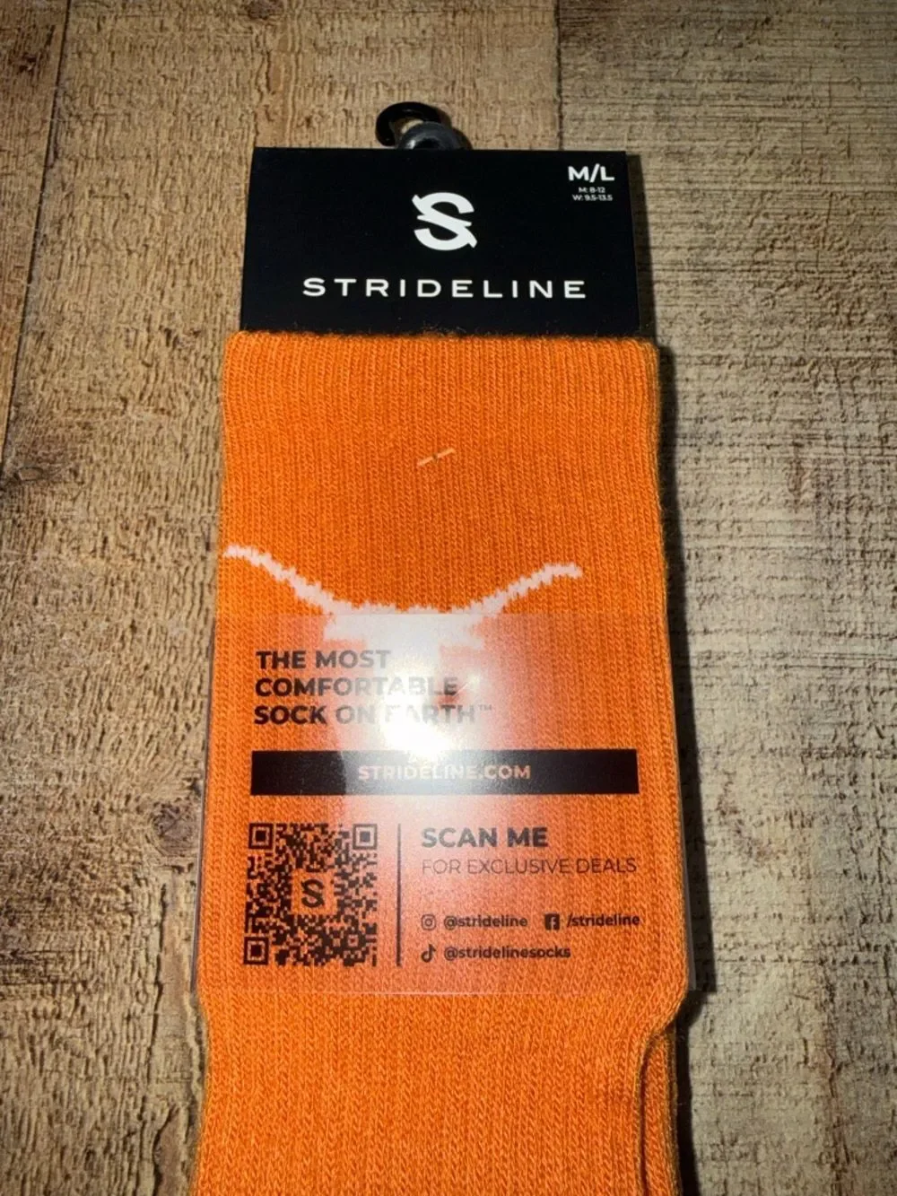University of Texas Longhorns UT Unisex Socks Burnt Orange One Size NEW 2 Pack